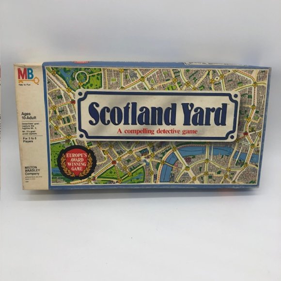 Milton Bradley Other - Vintage 1985 Milton Bradley Scotland Yard #4500